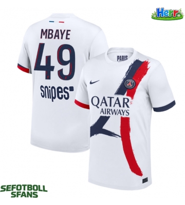 Paris Saint-Germain Ibrahim Mbaye #49 Bortatröja 2025-26 Kortärmad